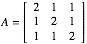 Matrix A
